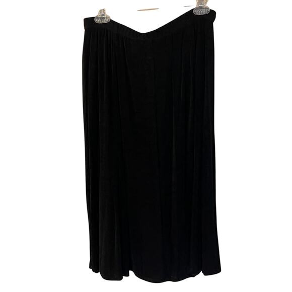 Vintage Laura Ashley Black midi maxi skirt with a touch of elegance size M - Picture 2 of 4